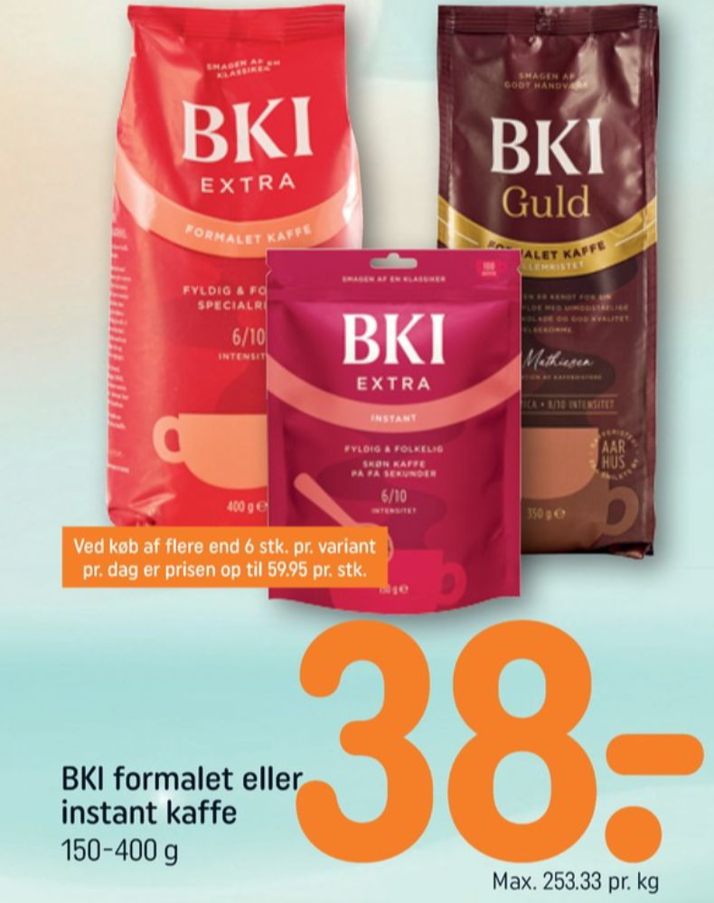 BKI Extra, Instant Kaffe