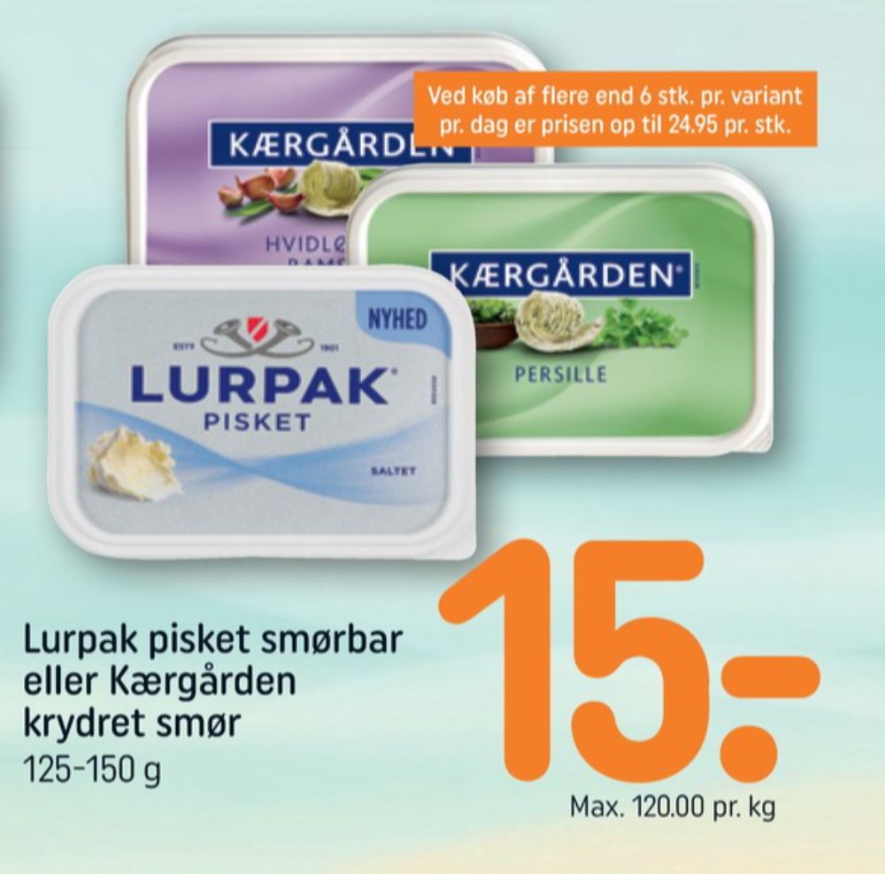 Lurpak, Smørbar Pisket Saltet