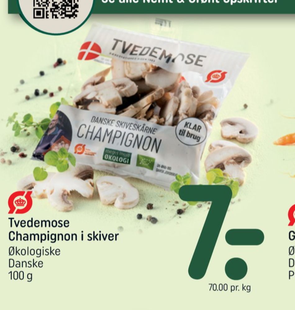 Tvedemose, Champignon