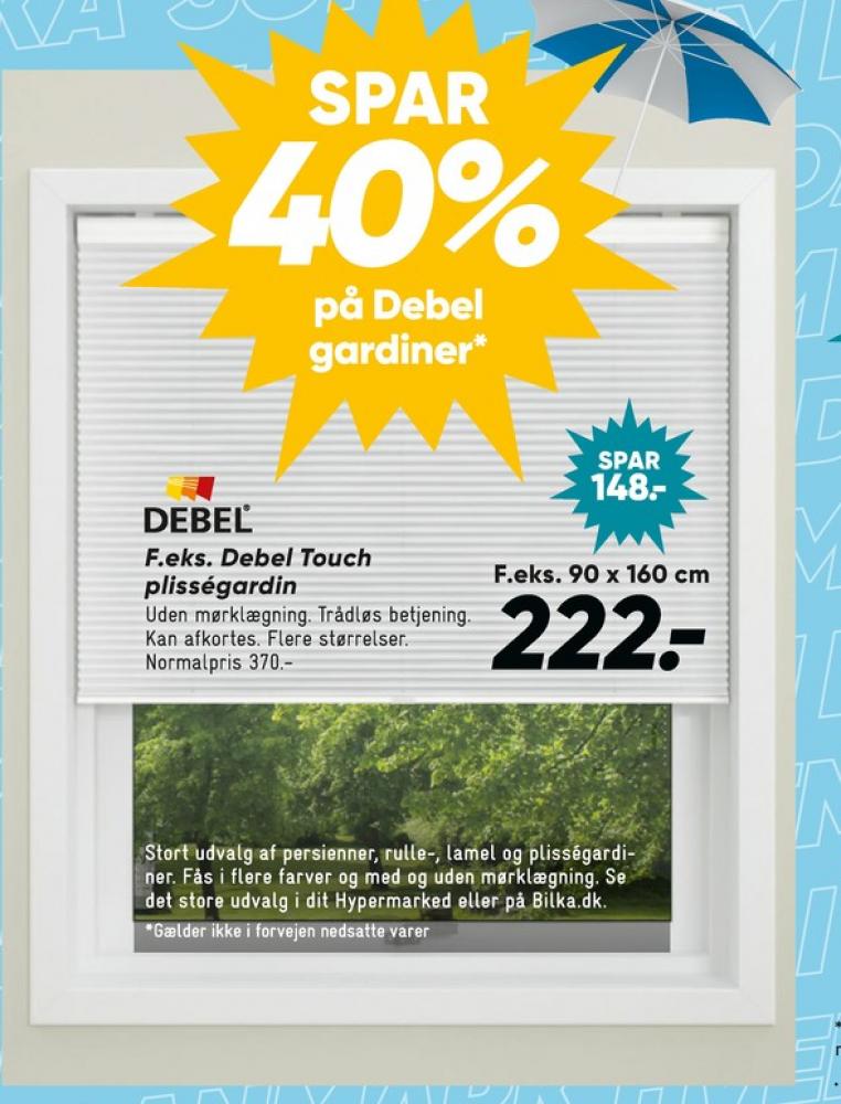 Debel, Plissegardin