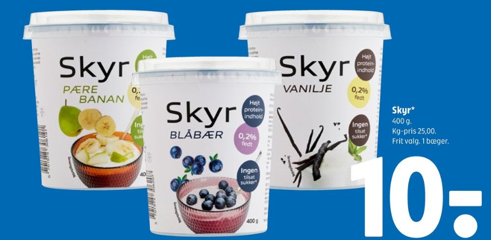 Dybbækdal, Pære & Banan Skyr 