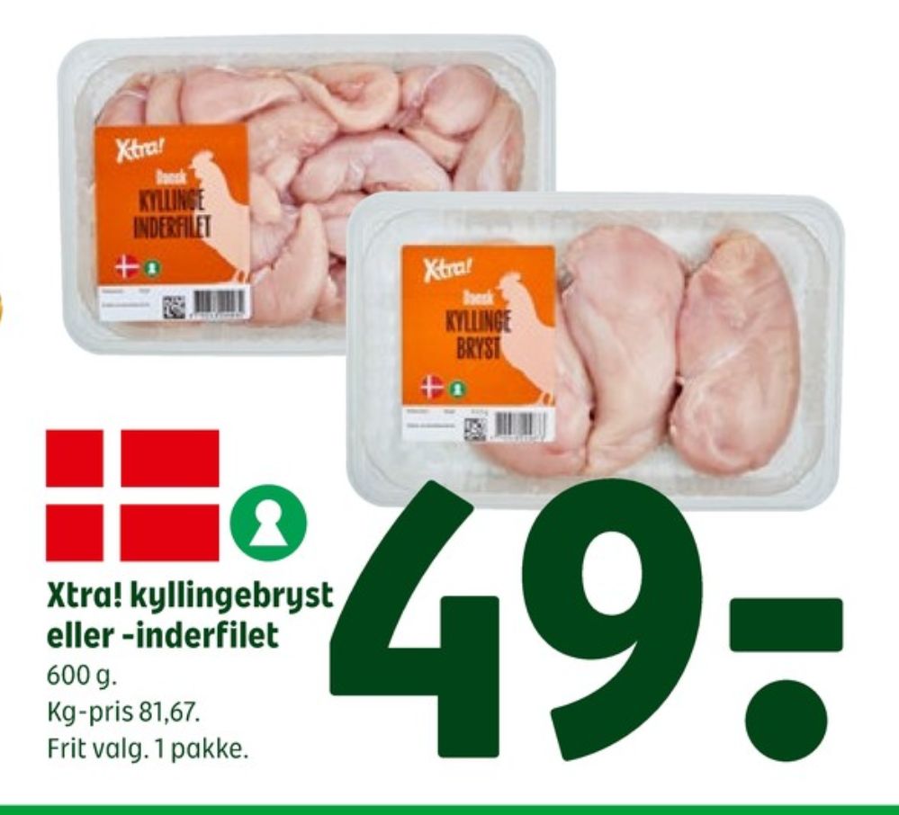Xtra, Kyllingebrystfilet