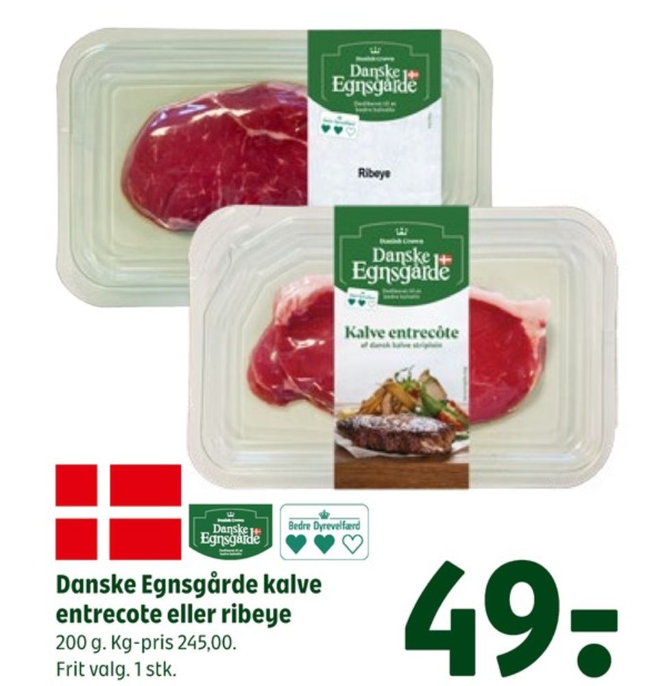 Danish Crown Danske Egnsgårde, Kalveentrecote