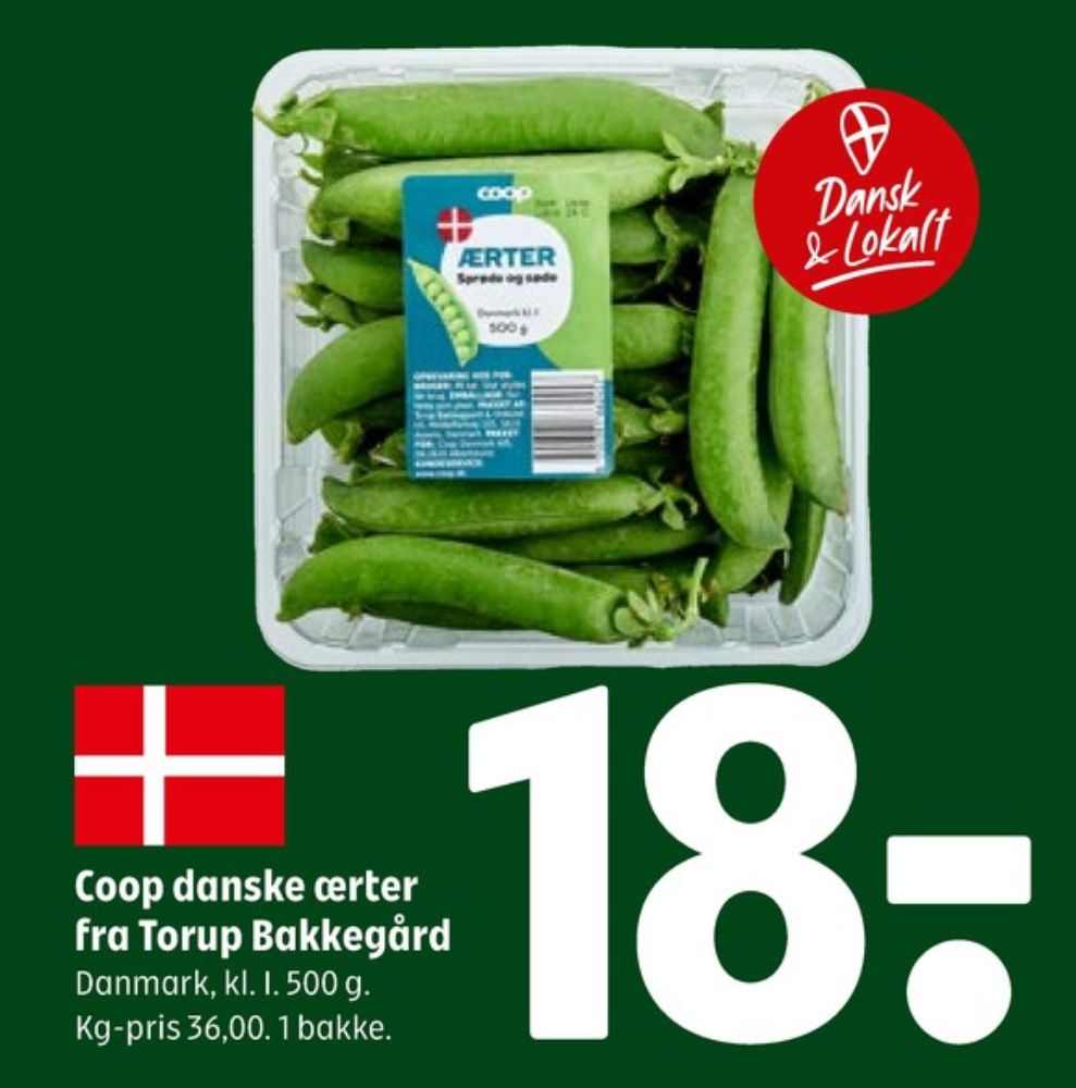 Torup Bakkegård, Ærter