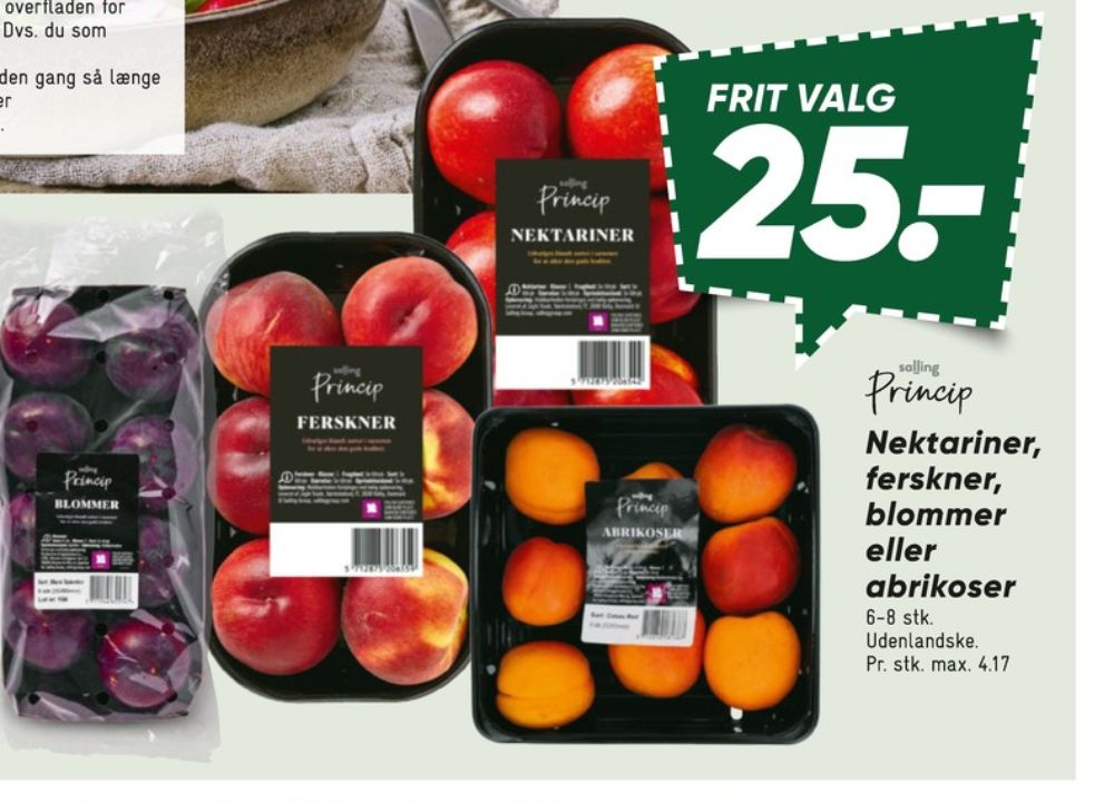 Salling Princip, Blommer