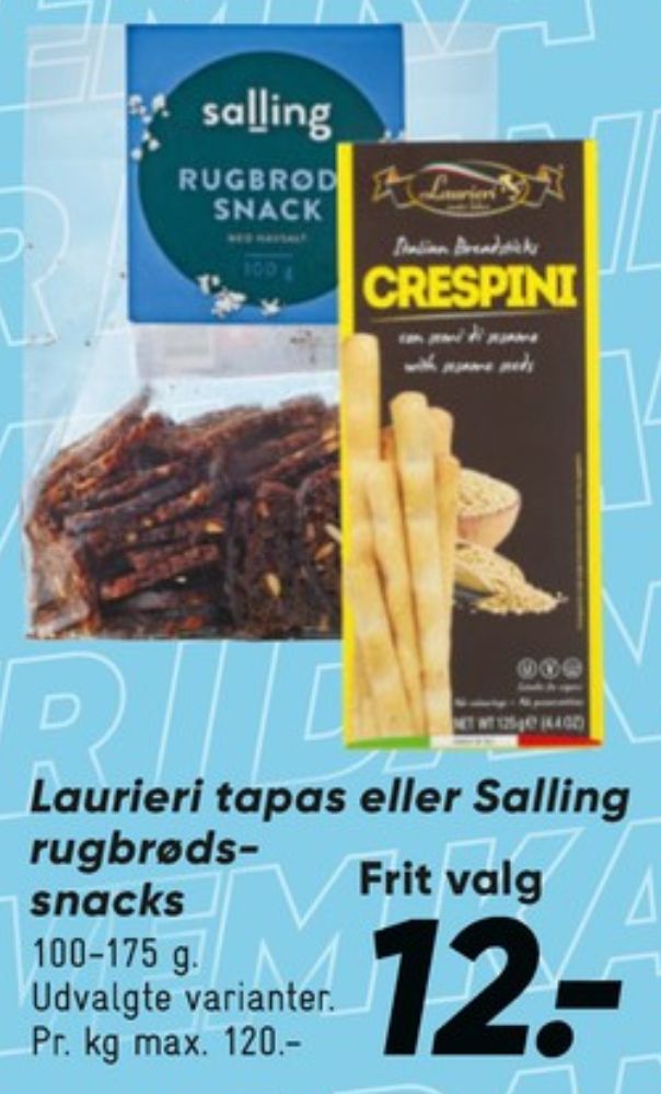 Salling, Rugsnacks