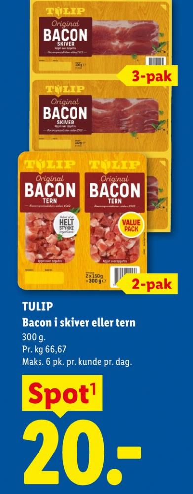 Tulip, Baconskiver