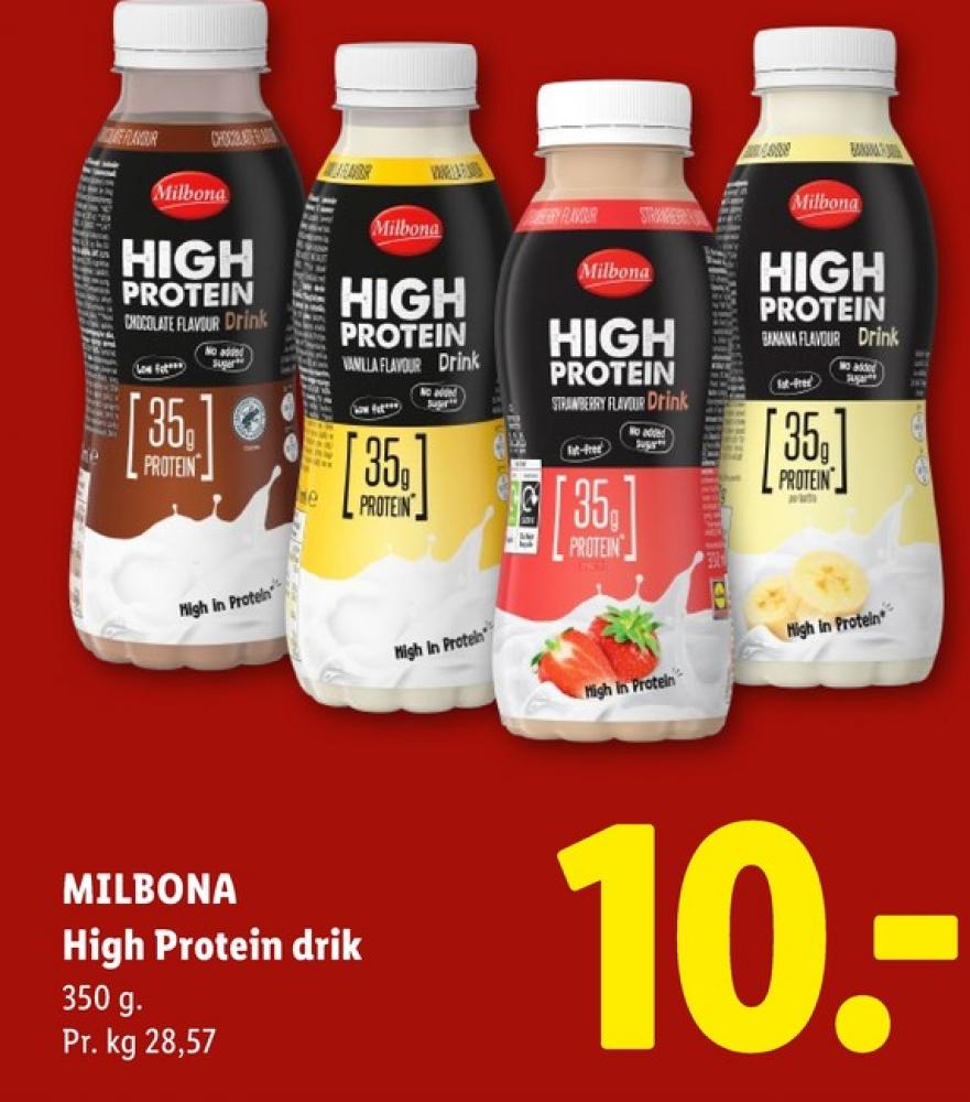 Milbona, High Protein Banana Drink