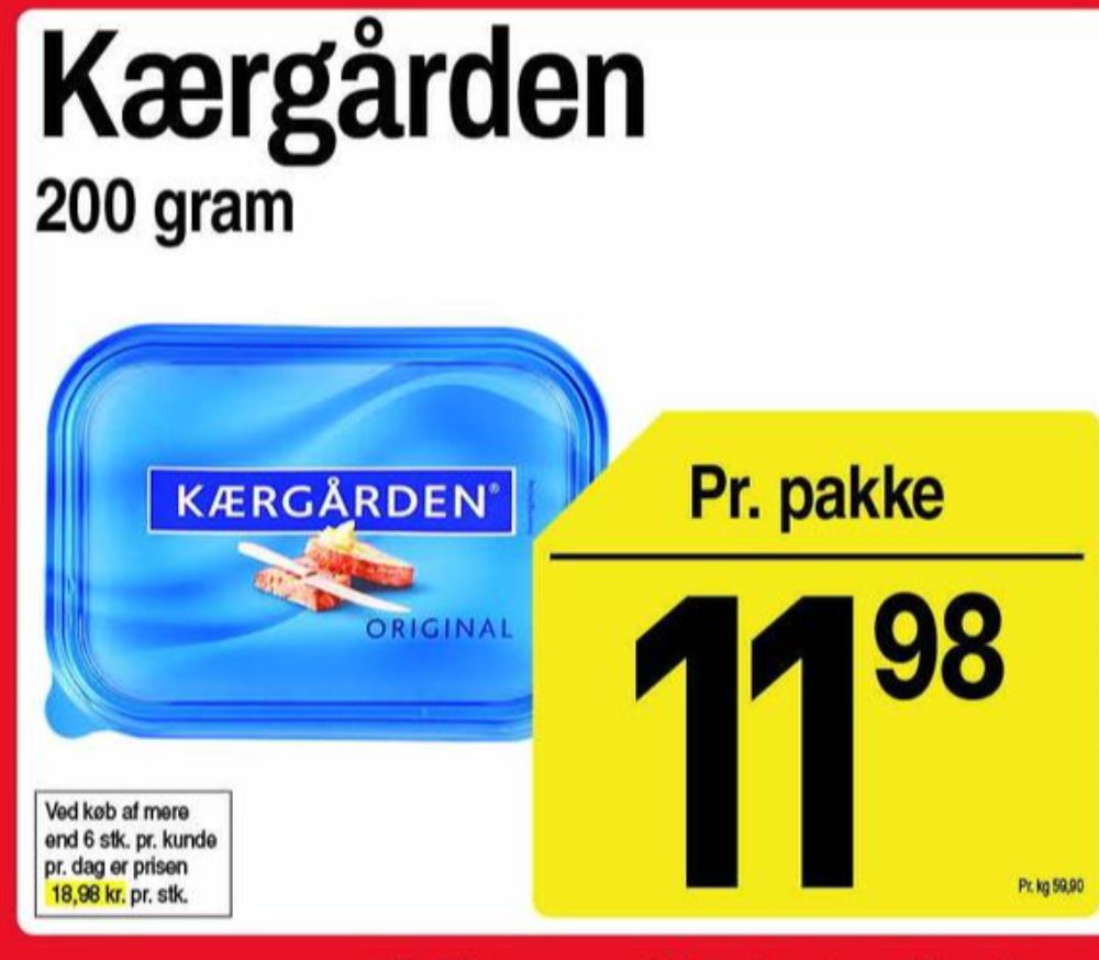 Kærgården, Smørbar