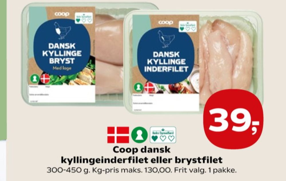 Coop, Kyllingebrystfilet