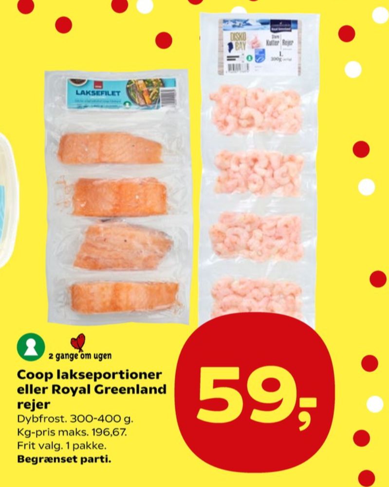 Coop, Lakseportioner