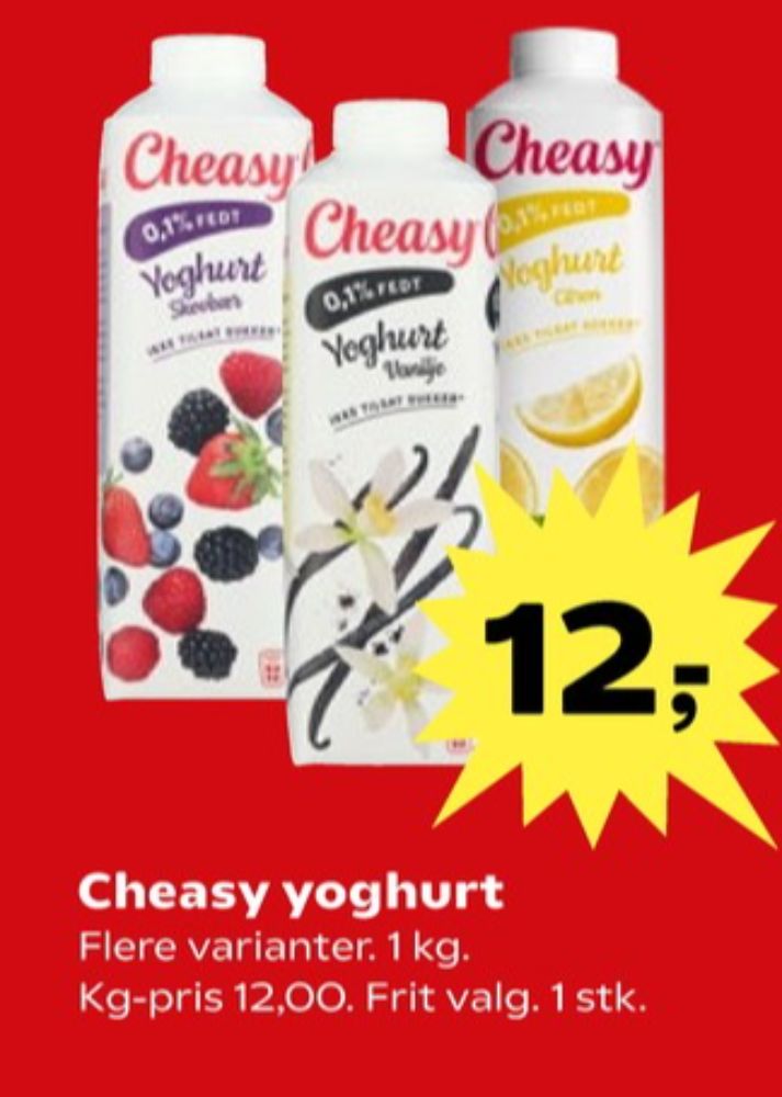Cheasy, Vanilje Yoghurt 