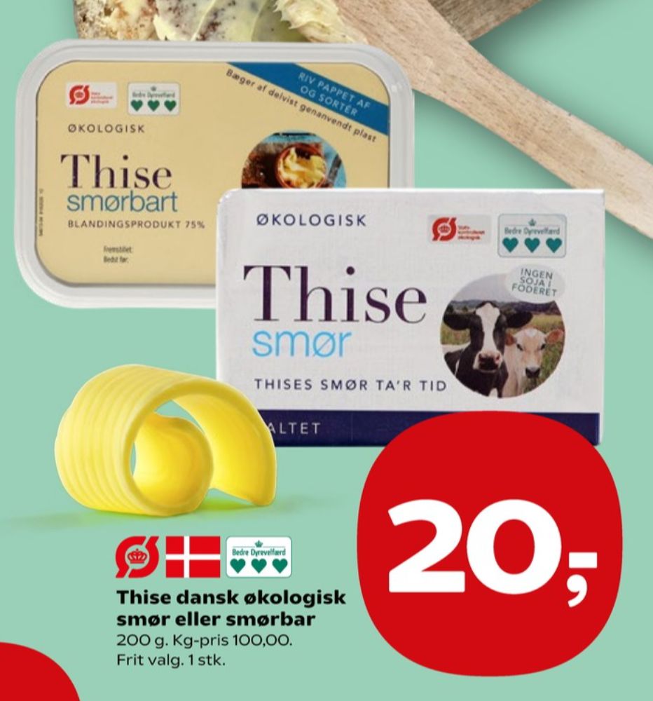 Thise, Smør