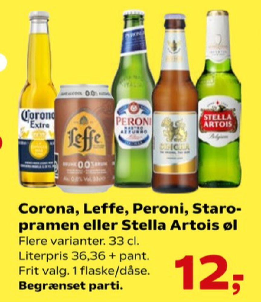 Leffe Brune 0,0%, Øl - Alkoholfri