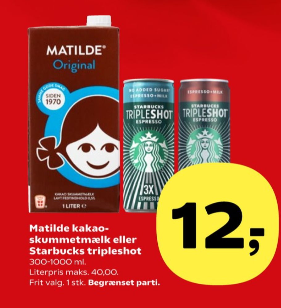 Matilde, Kakaomælk