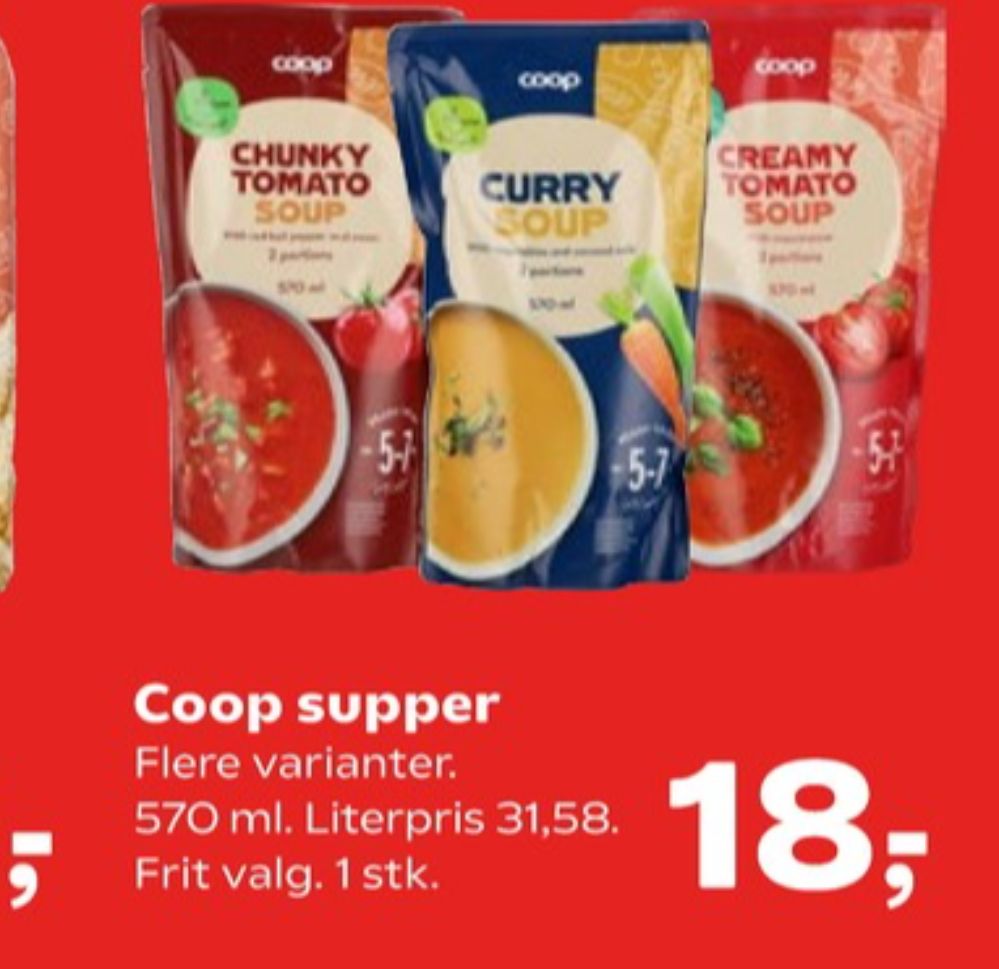 Coop, Tomatsuppe Chunky