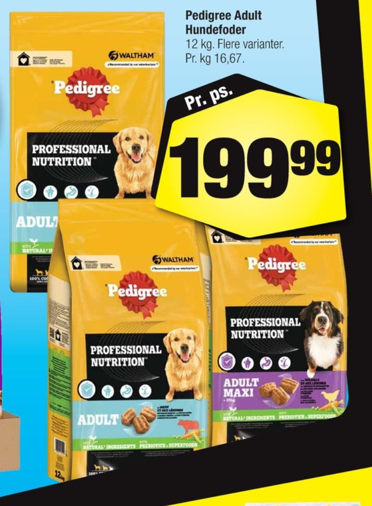 Pedigree, Hundefoder