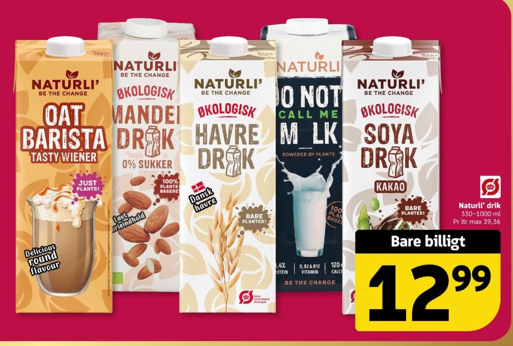 Naturli' Oat Barista, Havredrik