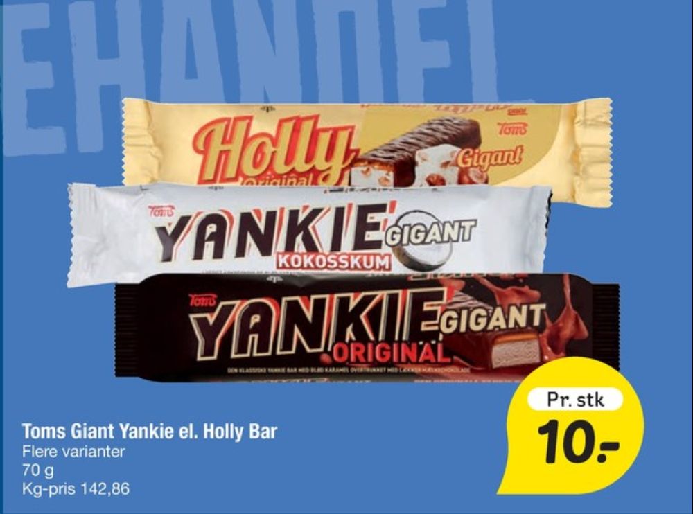 Yankie, Chokoladebar Kokosskum