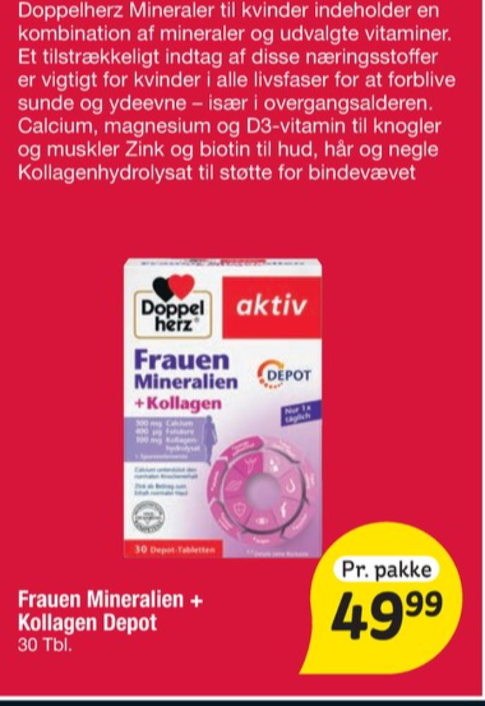 Doppelherz, Kosttilskud