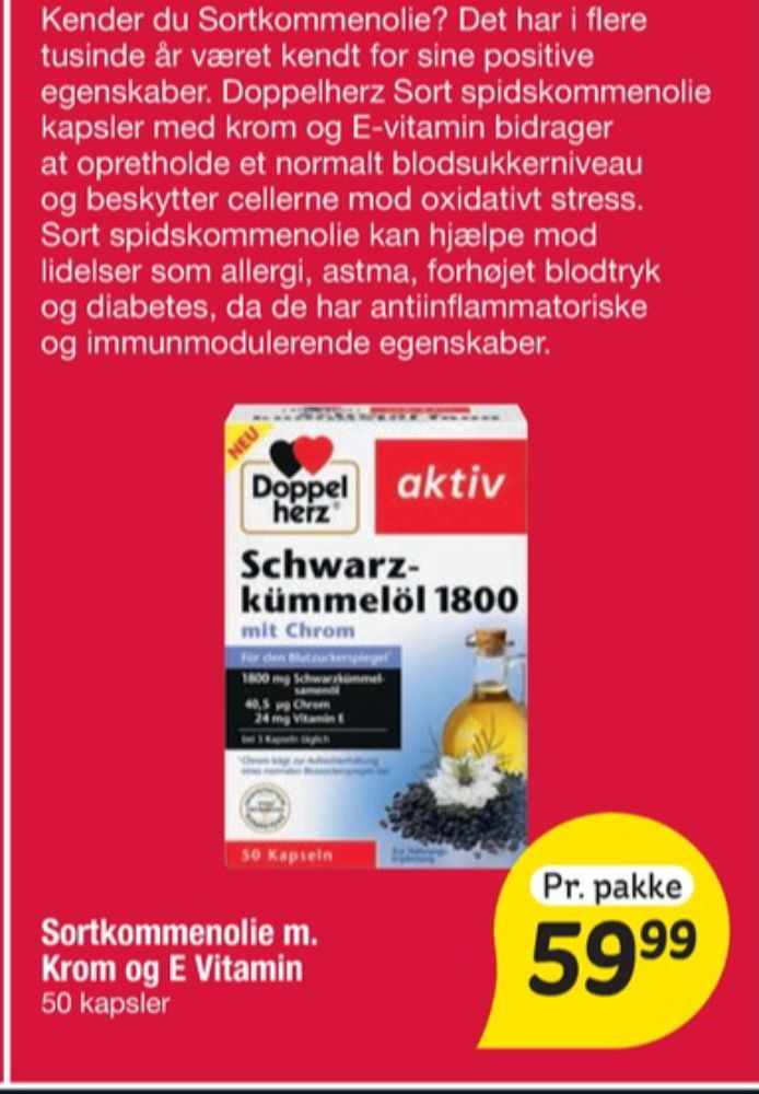 Doppelherz, Kosttilskud