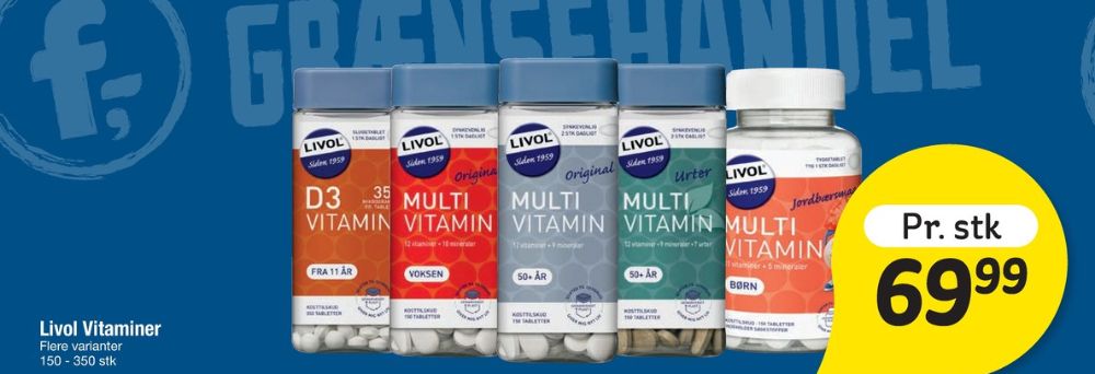 Livol Multi, Vitaminer