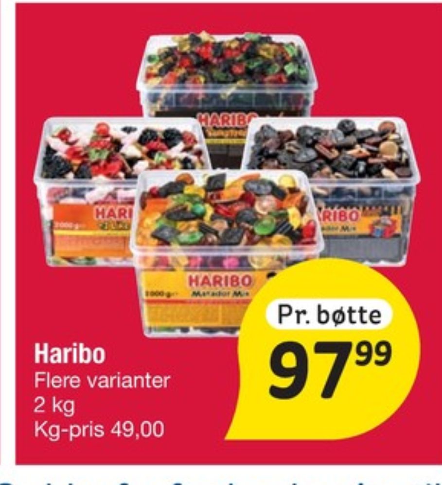 Haribo I Like Mix, Slikbøtter