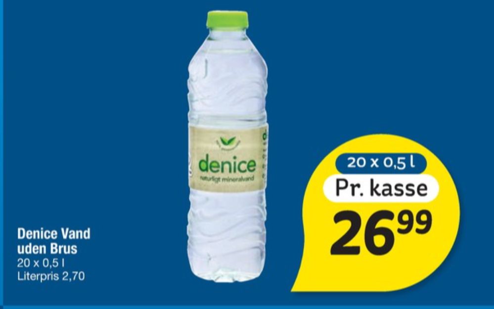 Denice, Kildevand 20 pk.