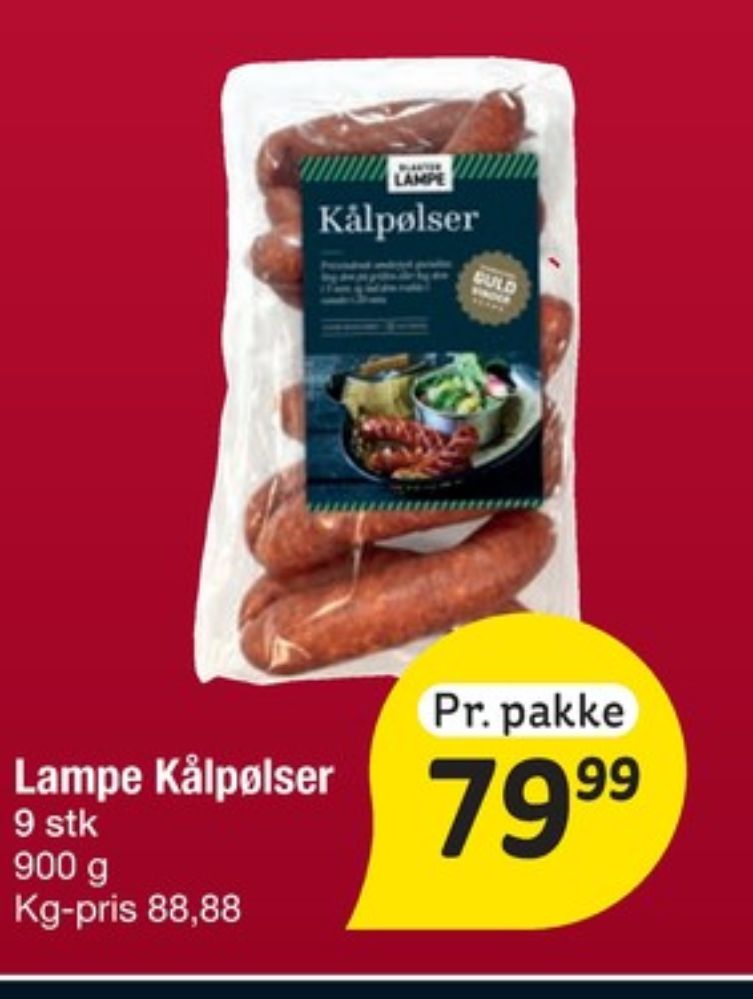 Slagter Lampe, Kålpølser