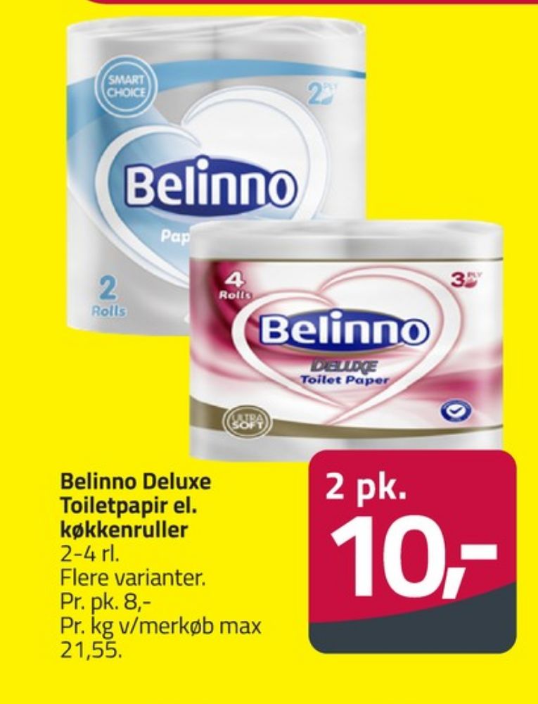 Belinno Deluxe, Toiletpapir