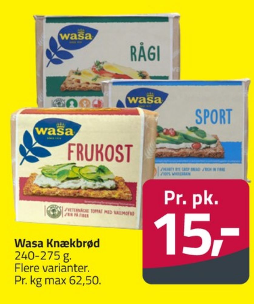 Wasa, Sport knækbrød