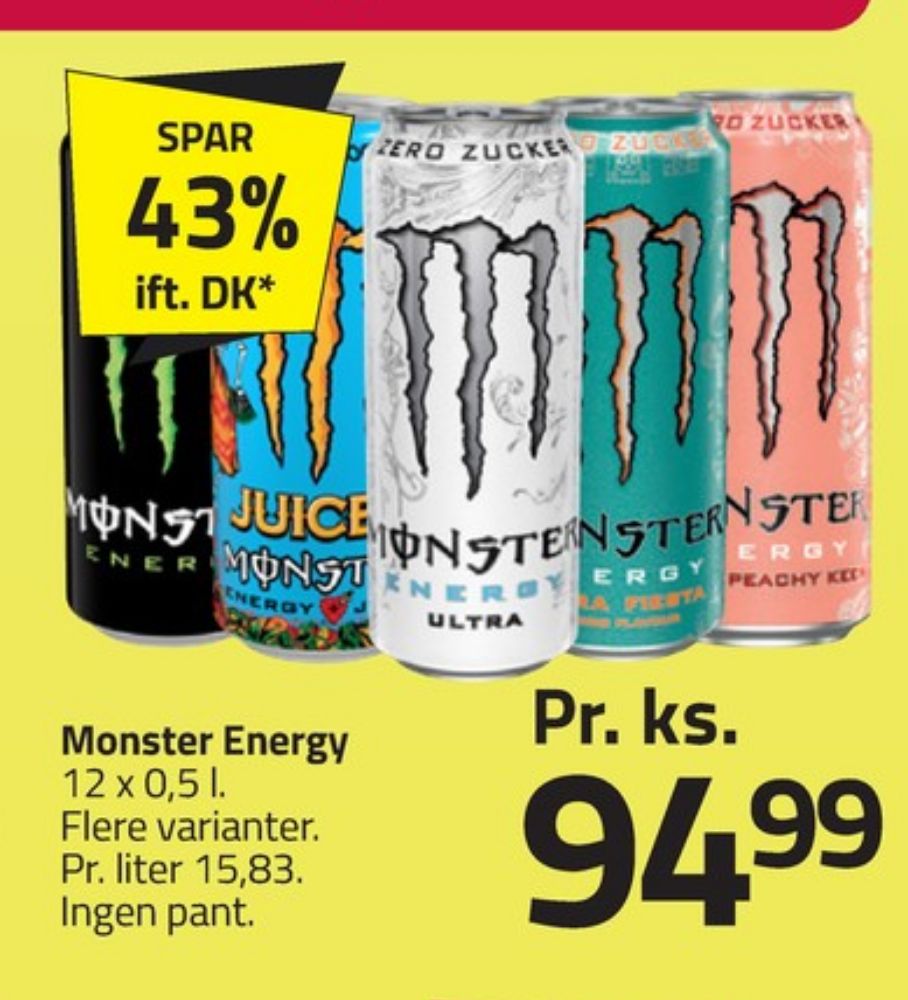 Monster Energy, Energidrik 12 pk.