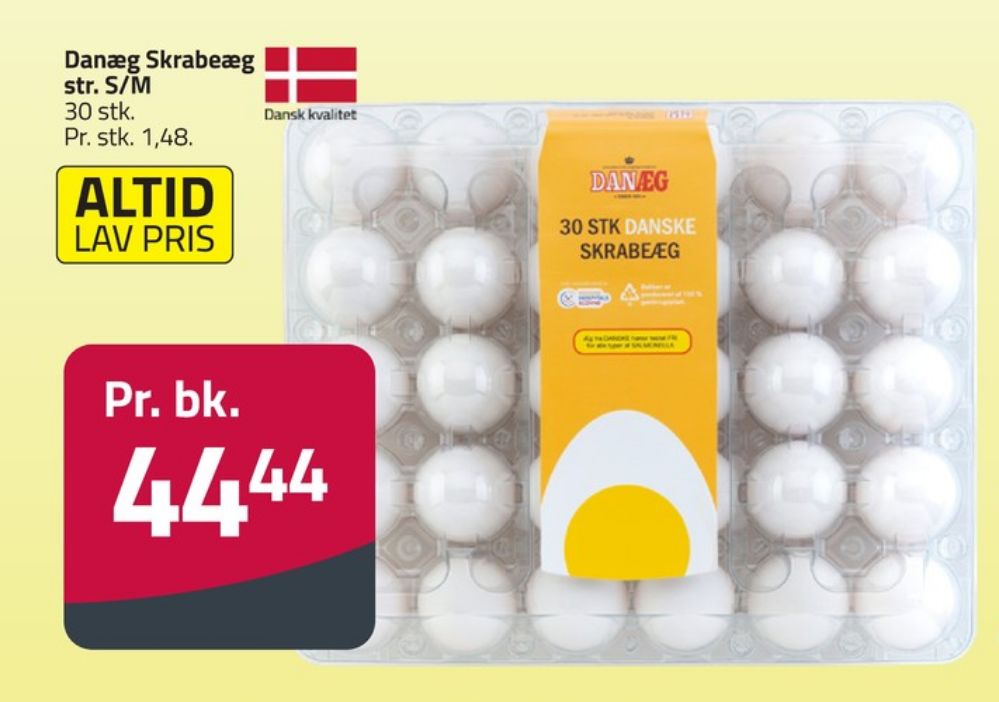 Danæg, Skrabeæg S/M