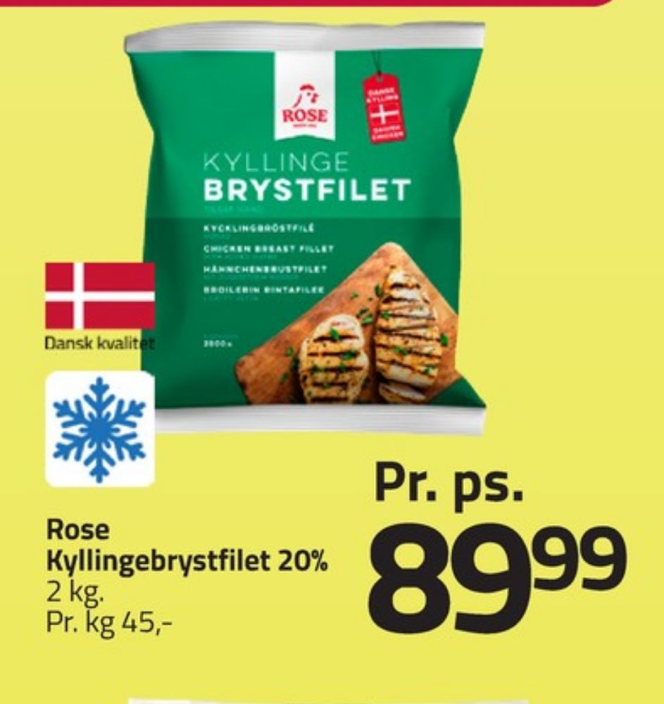 Rose, Kyllingebrystfilet