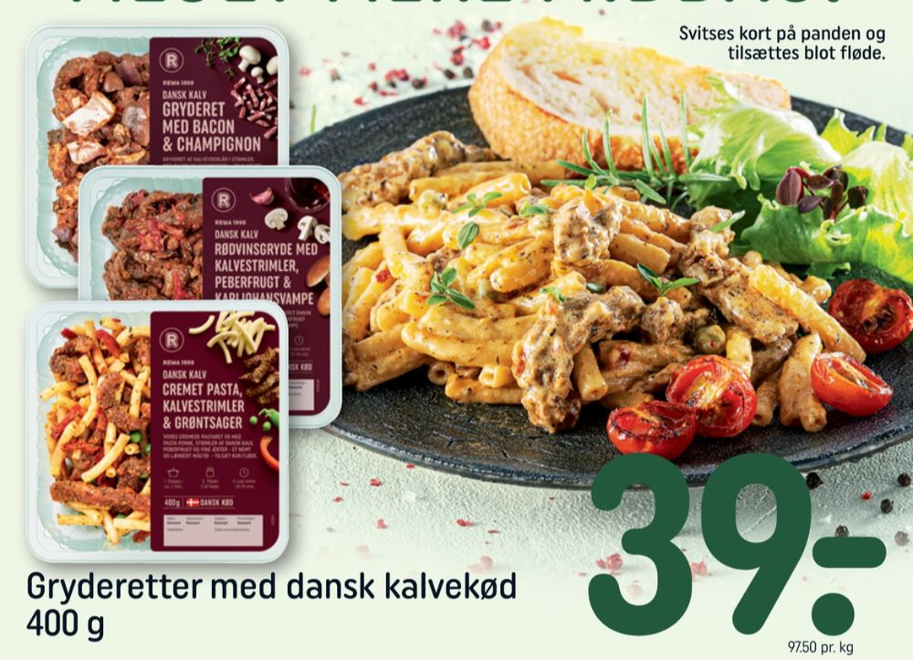 Rema 1000, Gryderet med Bacon & Champinon