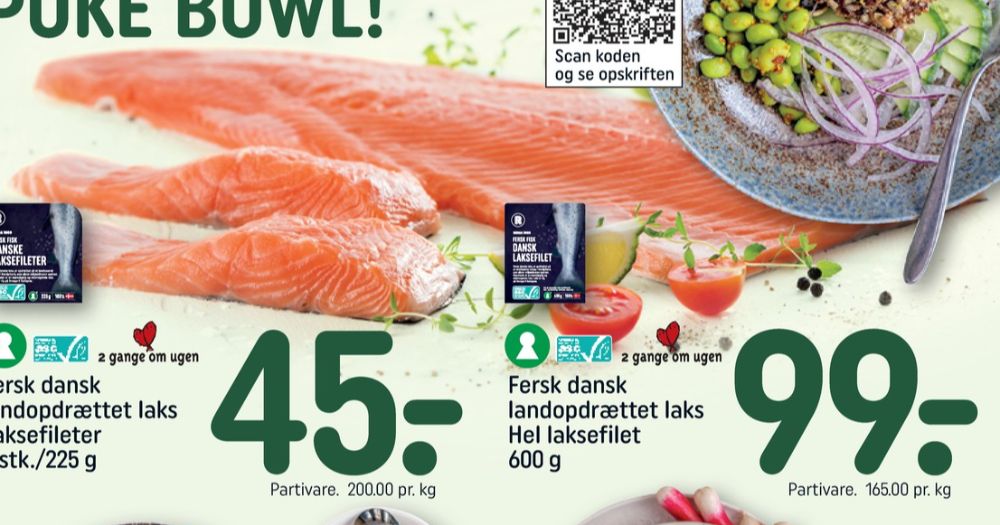 Rema 1000, Laksefilet