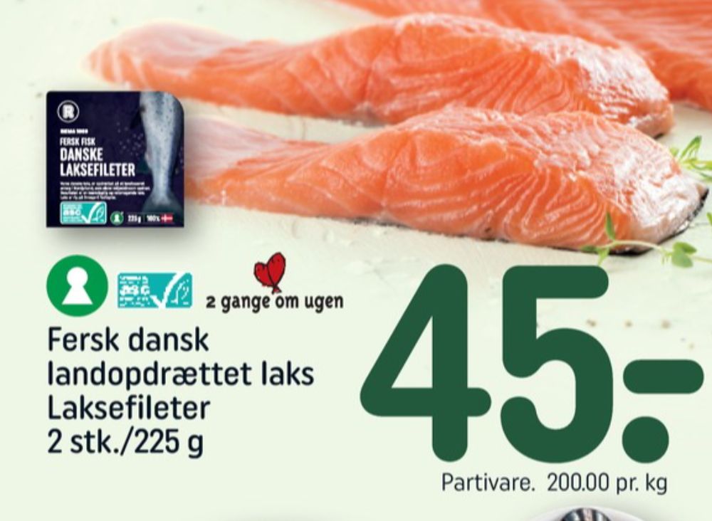 Rema 1000, Laksefilet