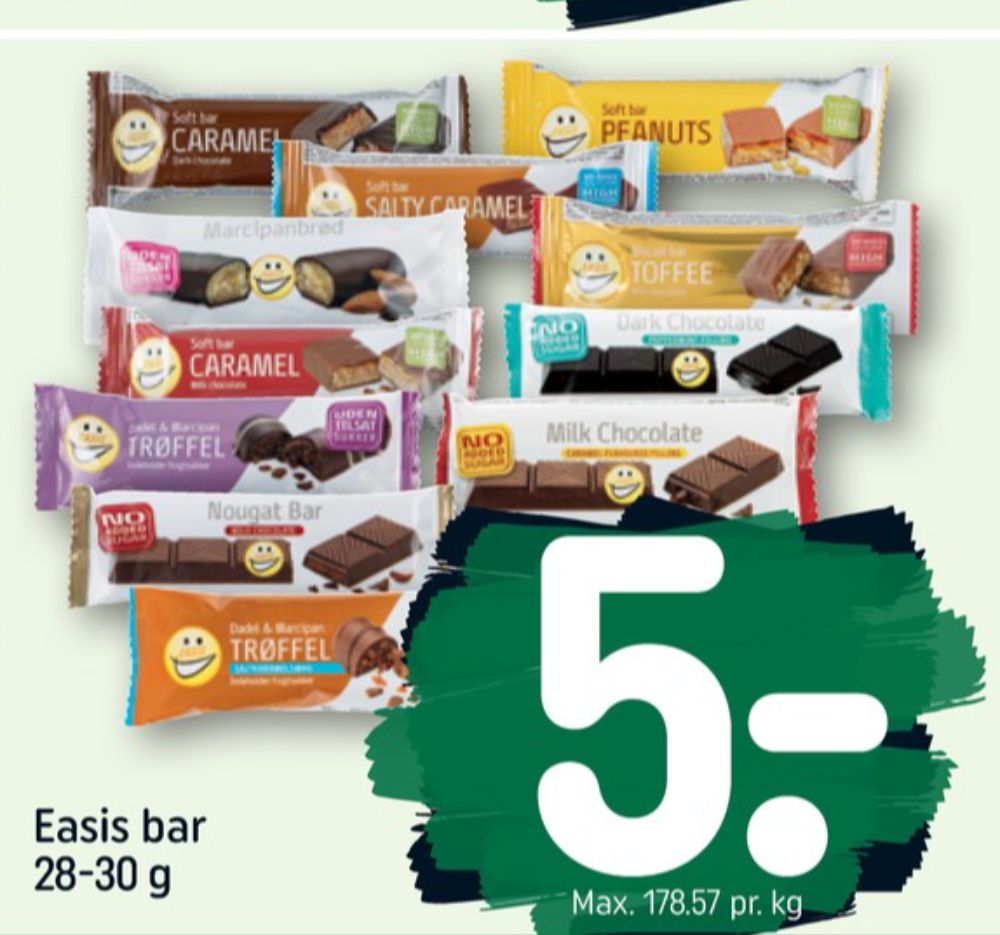 Easis, Soft Bar Salty Caramel Milk