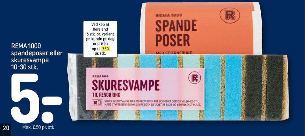 Rema 1000, Affaldsposer