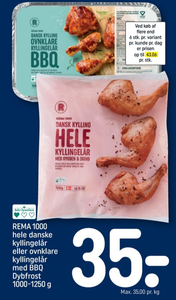 Rema 1000, Kyllingelår
