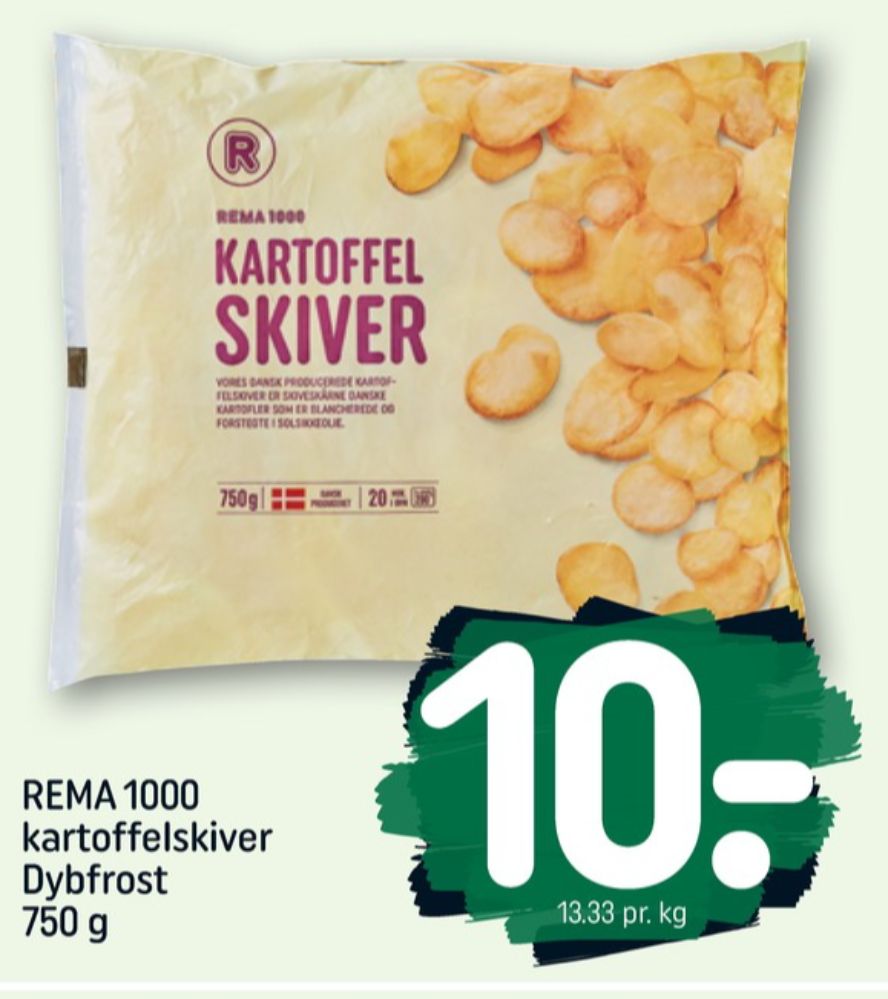 Rema 1000, Kartoffelskiver