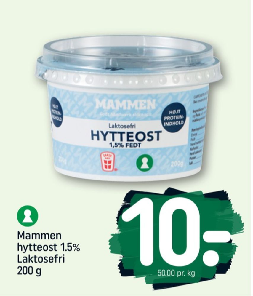 Mammen, Hytteost 1,5%