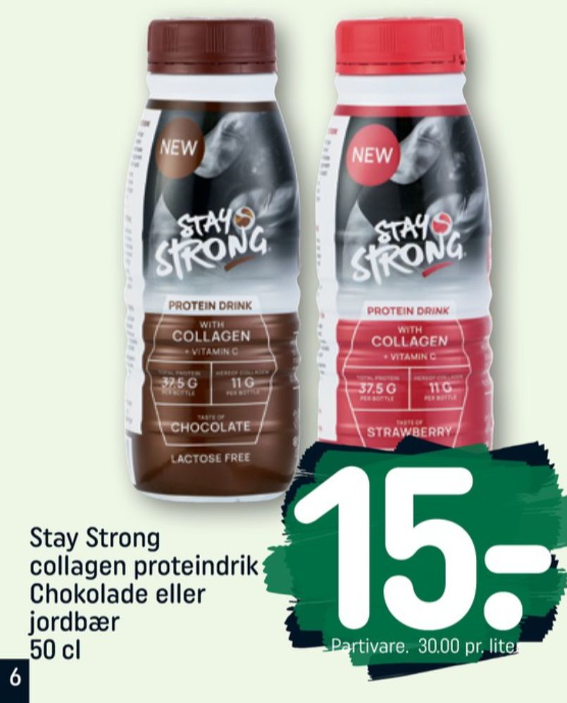 Stay Strong, Proteindrik Collagen Chokolade
