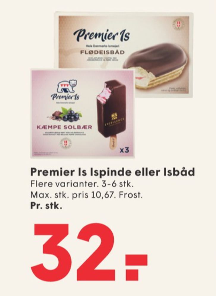 Premier, Isbåde