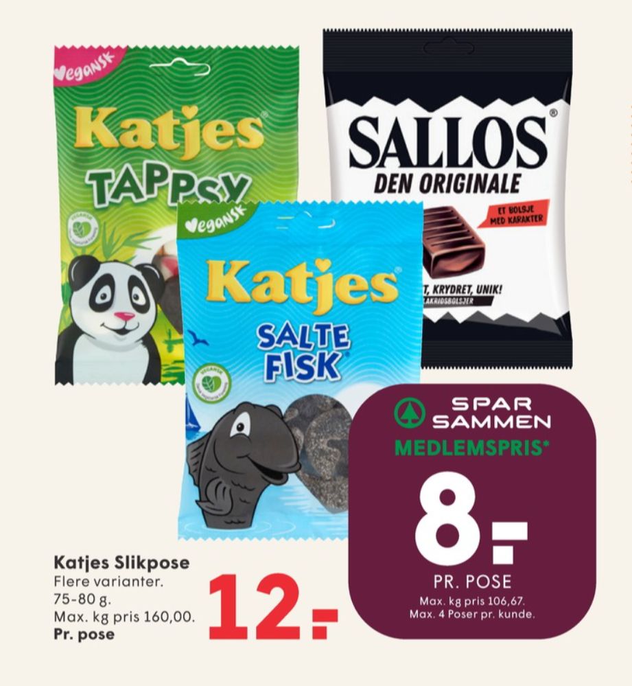 Katjes Tappsy, Slikposer