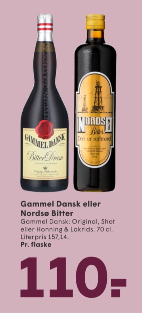 Gammel Dansk, Bitter