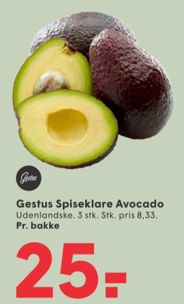 Gestus, Avocado