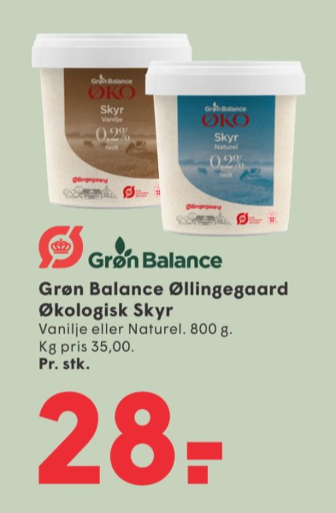 Grøn Balance Øllingegaard, Skyr Naturel
