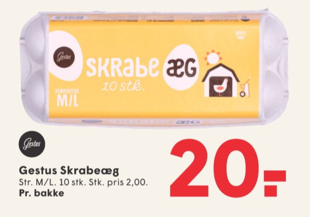 Gestus, Skrabeæg M/L