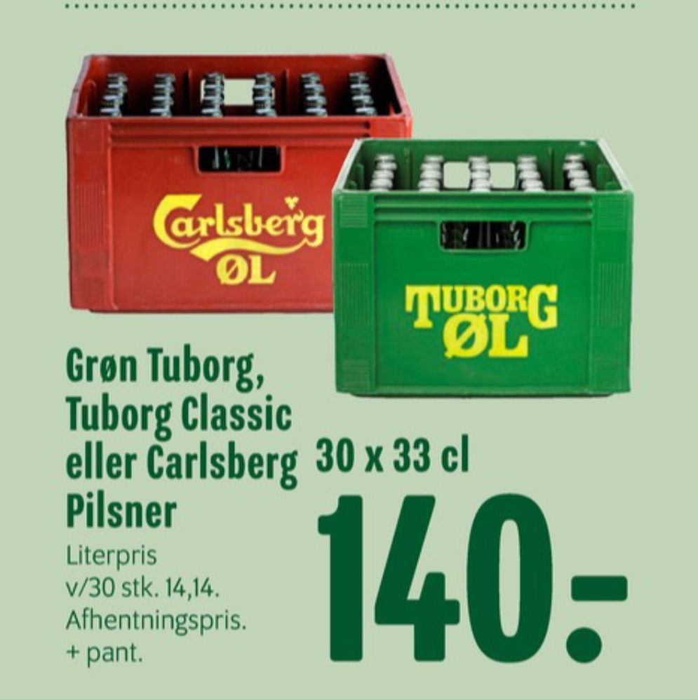 Carlsberg Pilsner, Øl